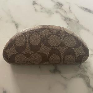 COACH Signature Sunglass Case